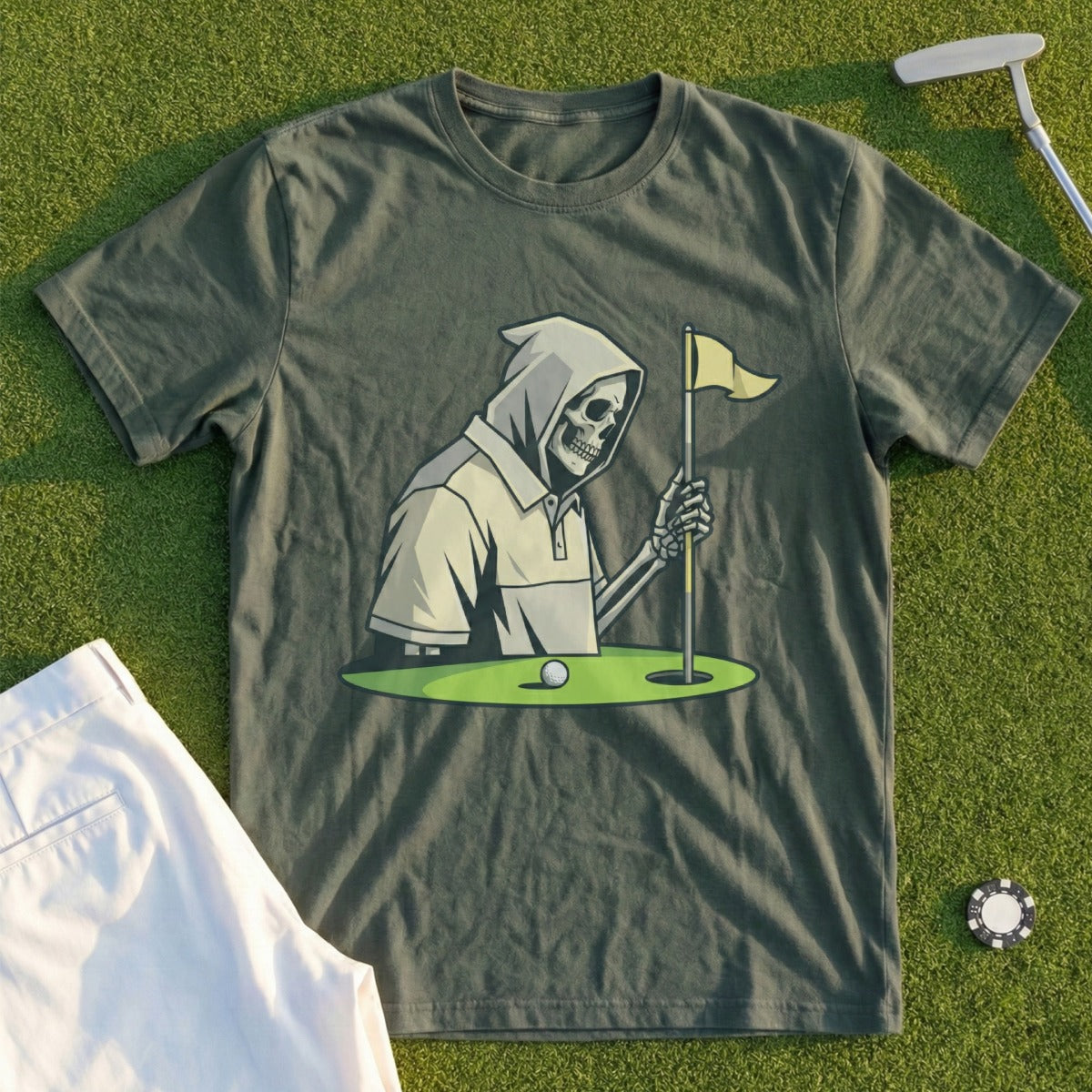 The Grim Caddie Tee