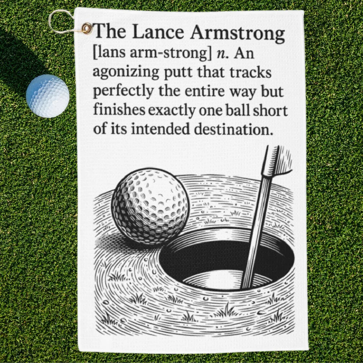 The Lance Armstrong Golf Towel