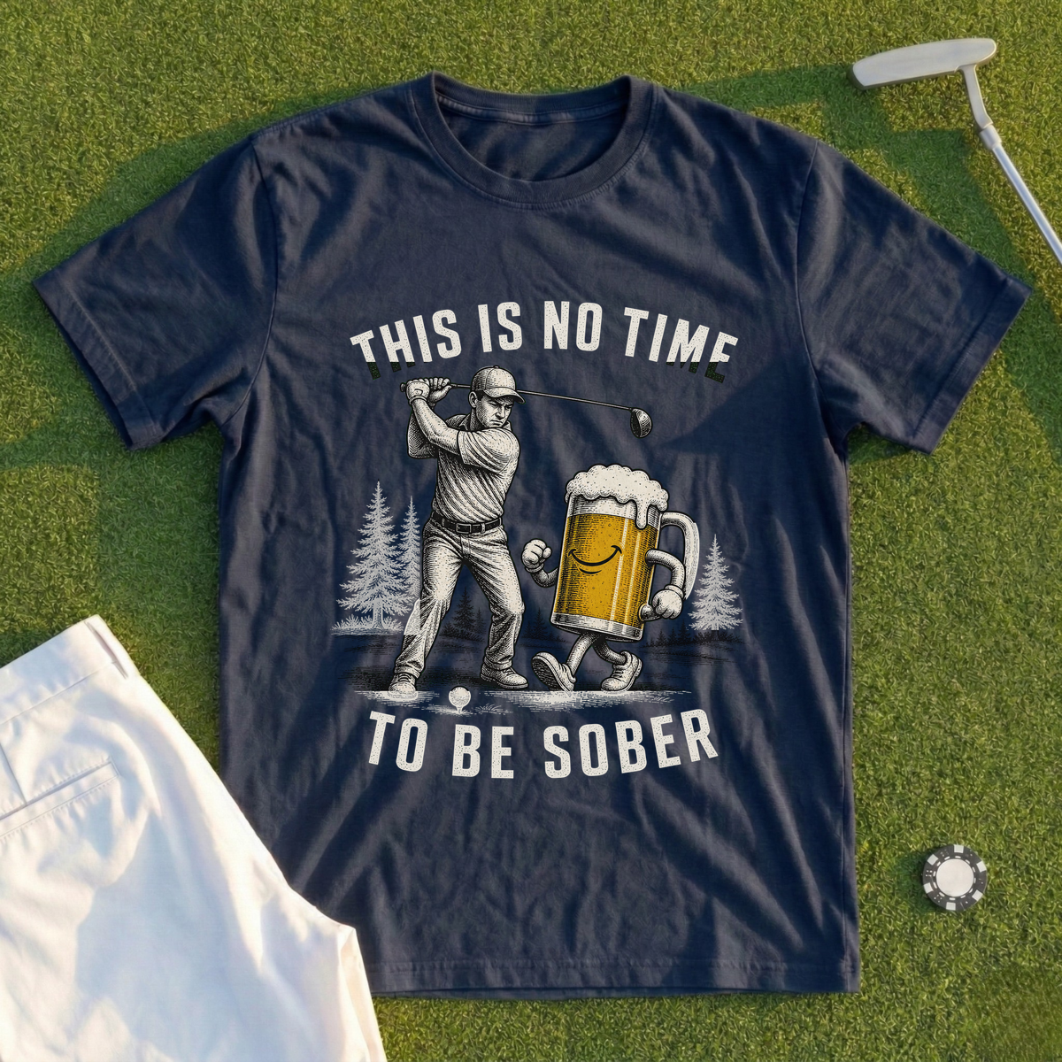 This Is No Time To Be Sober Tee