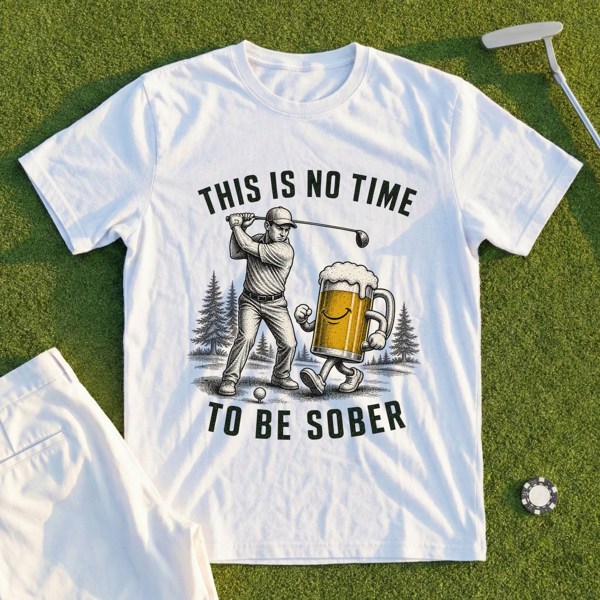 This Is No Time To Be Sober Tee