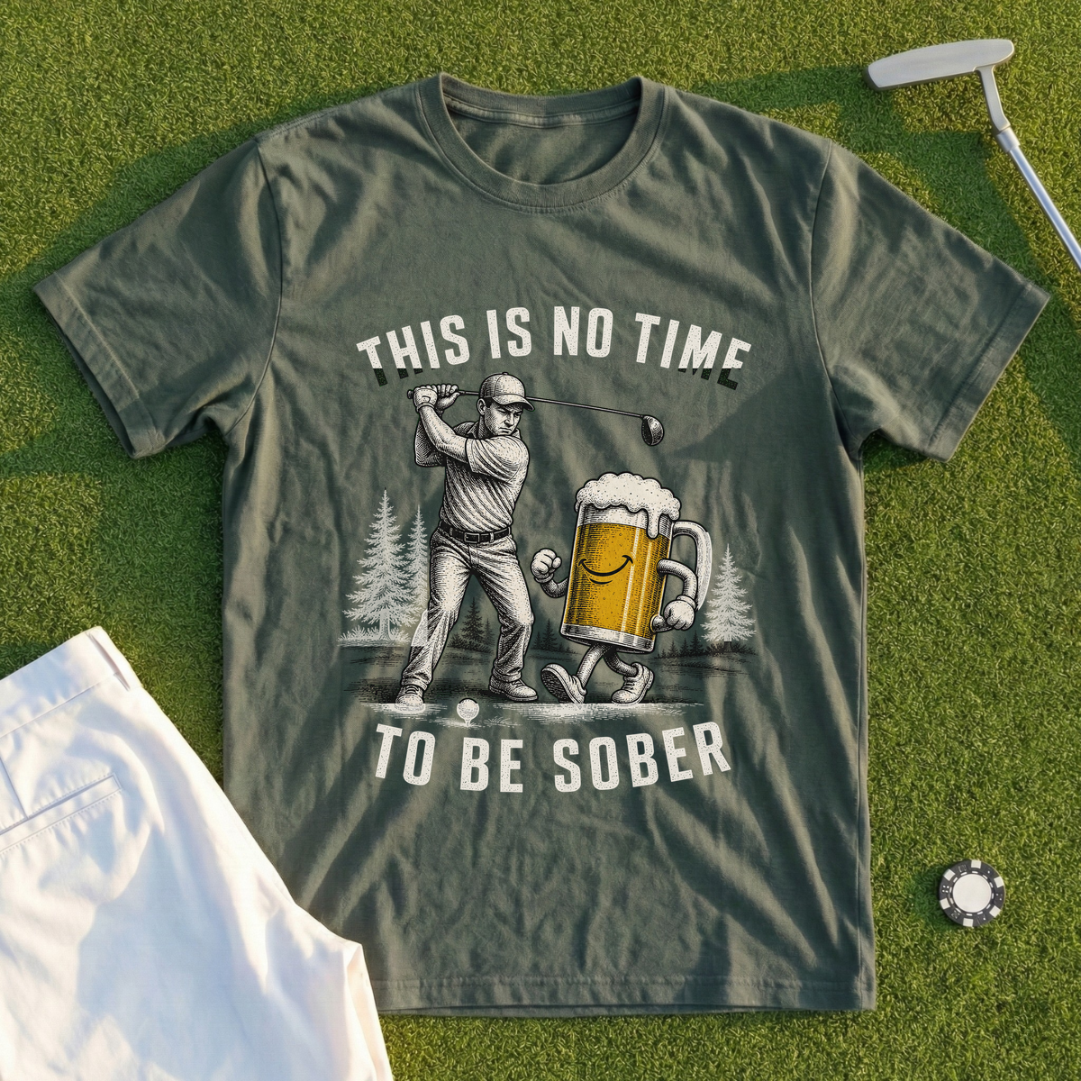 This Is No Time To Be Sober Tee