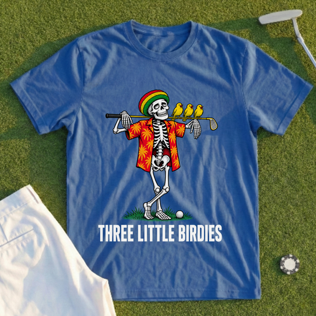Three Little Birdies, Island Skeleton Tee