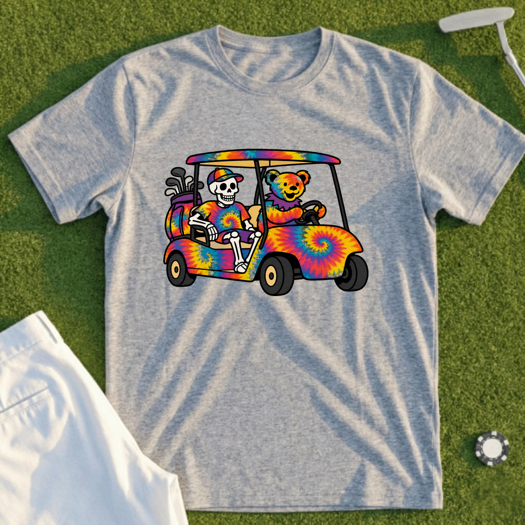 Tie Dye Golf Cart Tee