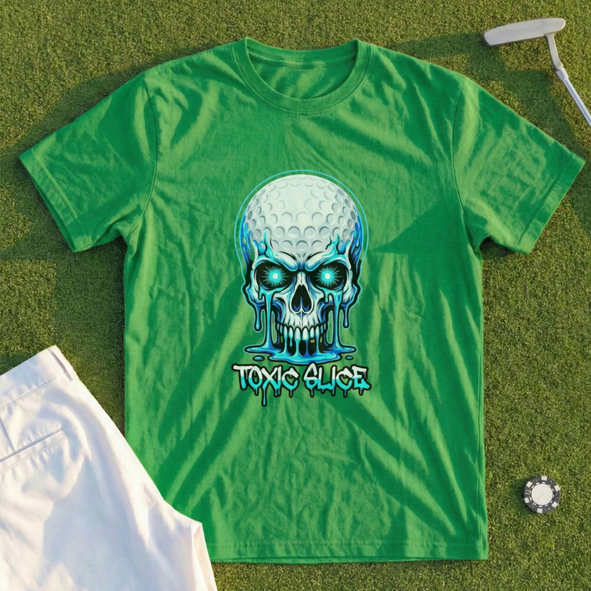 Toxic Slice Electric Blue Tee