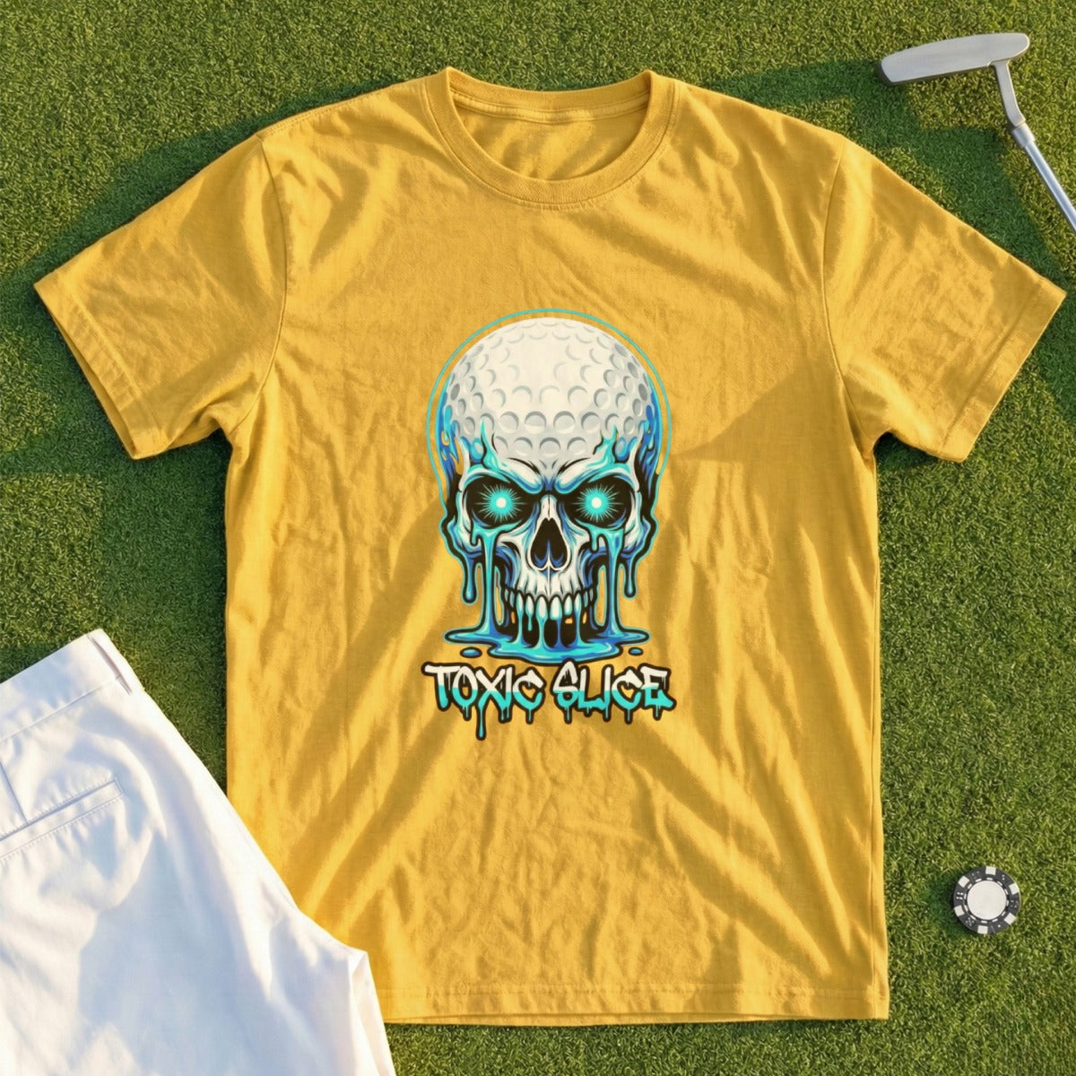 Toxic Slice Electric Blue Tee