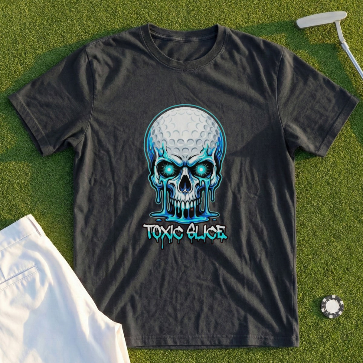 Toxic Slice Electric Blue Tee