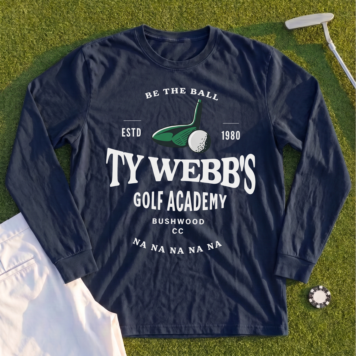 Ty Webb Golf Academy Long Sleeve Tee