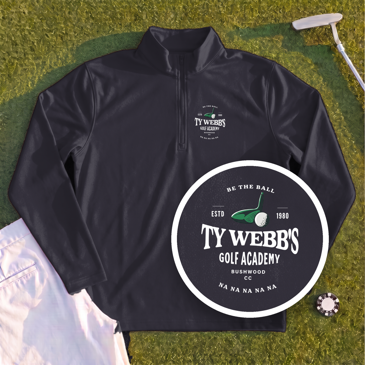 Ty Webb Golf Academy Quarter Zip