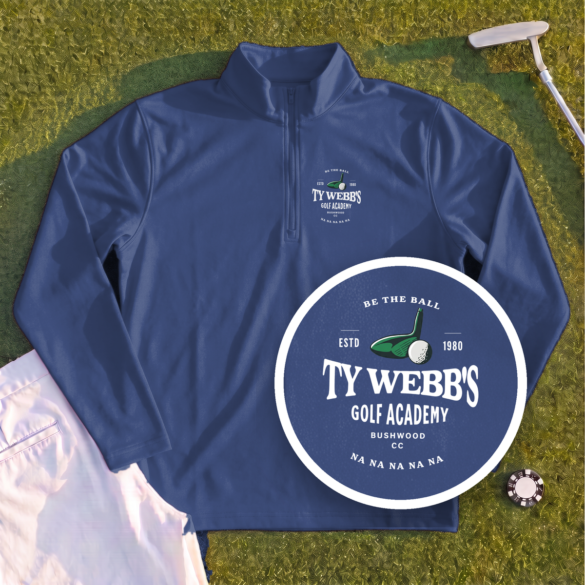 Ty Webb Golf Academy Quarter Zip