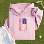 USA Flag Clubs & Balls Hoodie