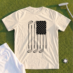 USA Flag Clubs & Stars Premium Tee