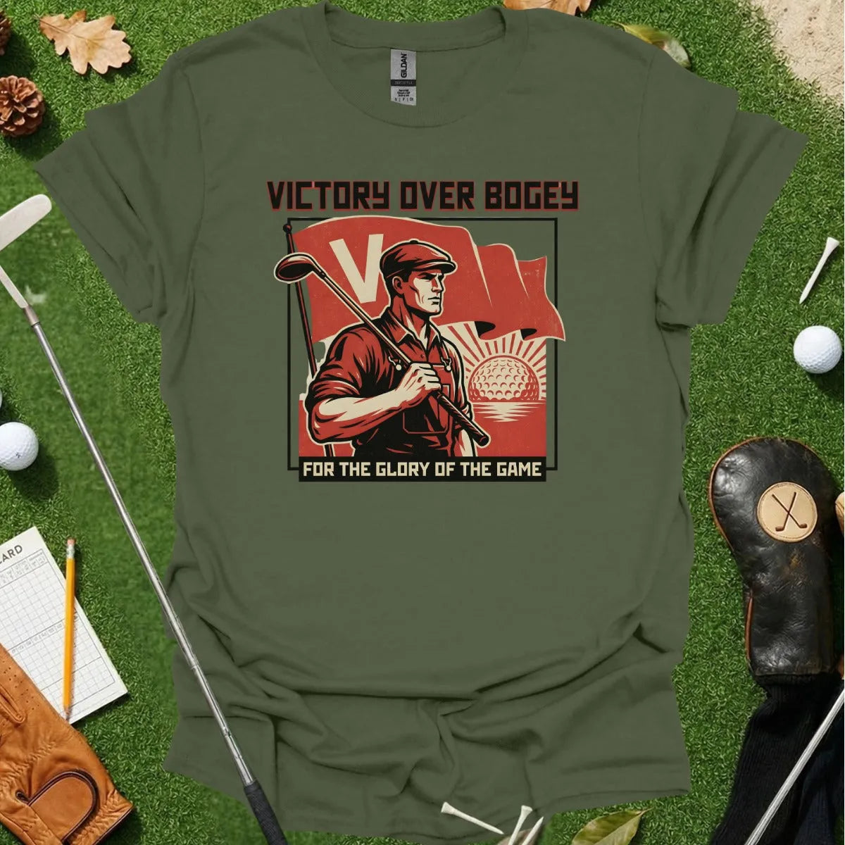 Victory Over Bogey Tee