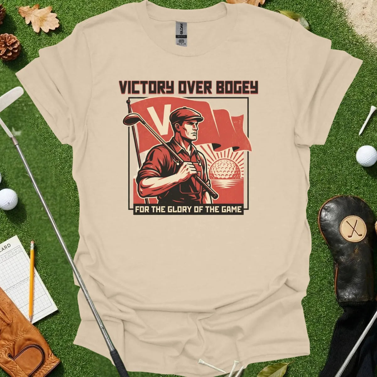 Victory Over Bogey Tee