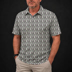Vinyl Records Performance Print Polo