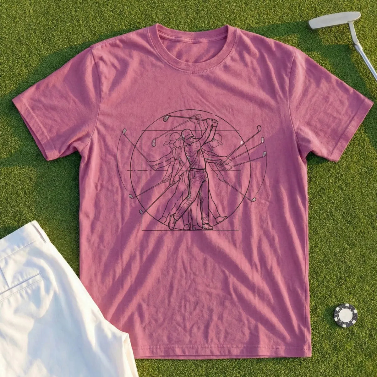 Vitruvian Man Swing Tee
