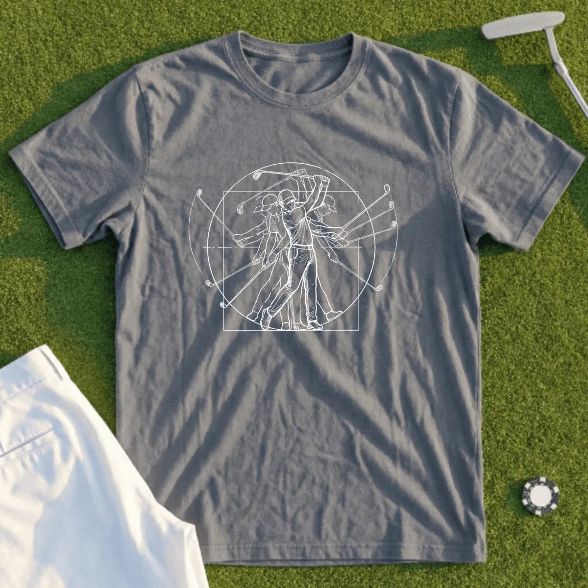 Vitruvian Man Swing Tee