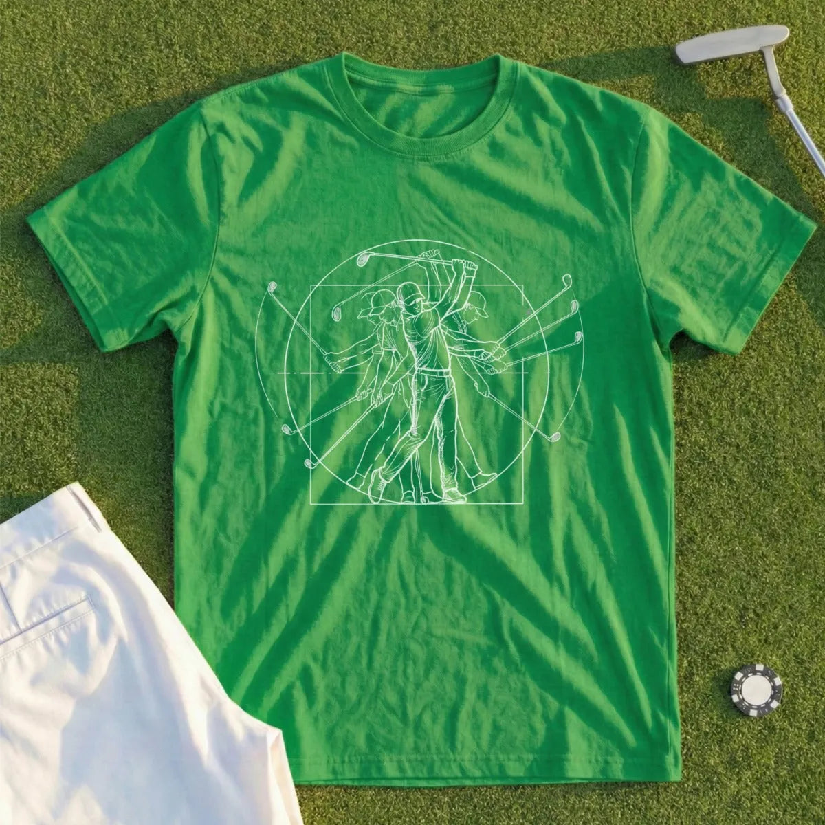 Vitruvian Man Swing Tee