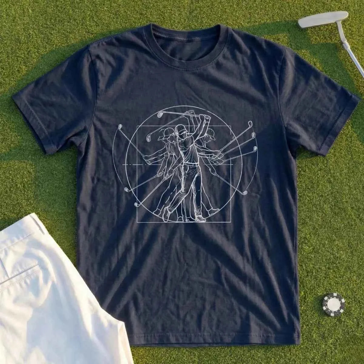 Vitruvian Man Swing Tee