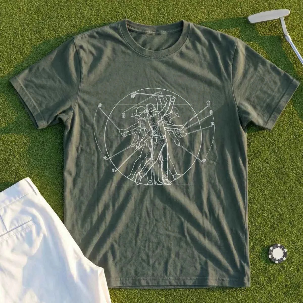 Vitruvian Man Swing Tee