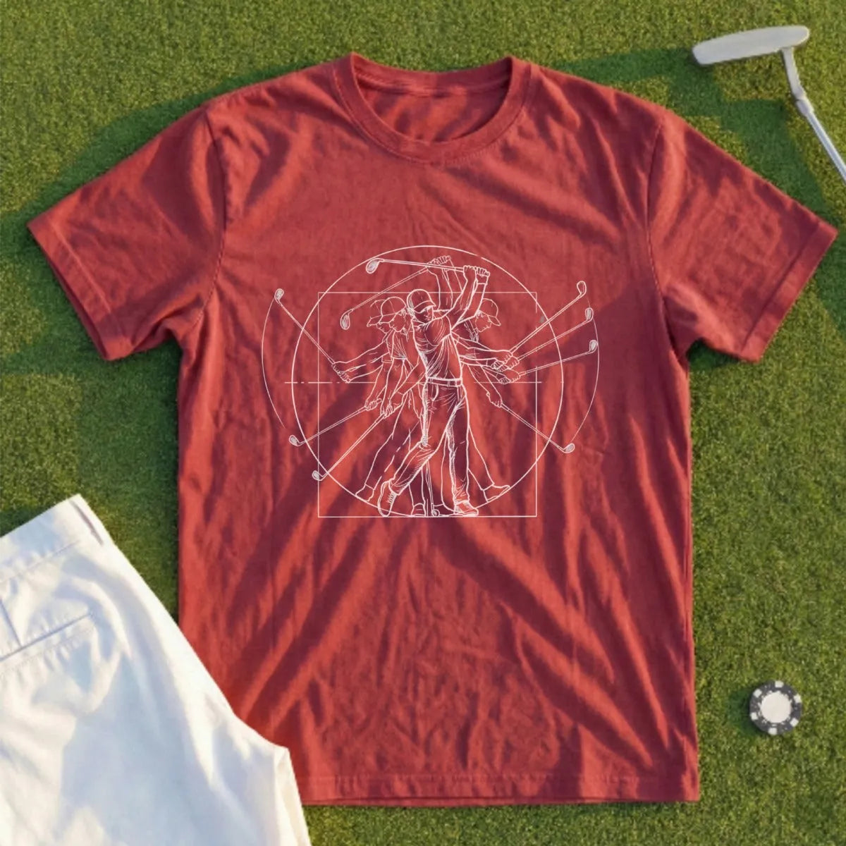 Vitruvian Man Swing Tee