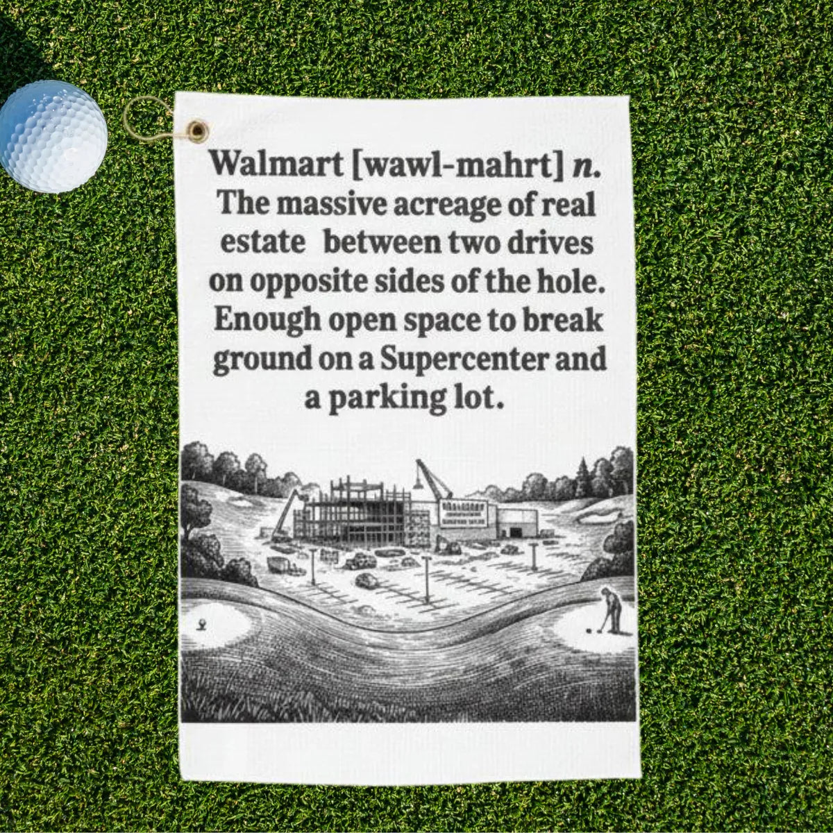 Walmart Dictionary Definition Golf Towel