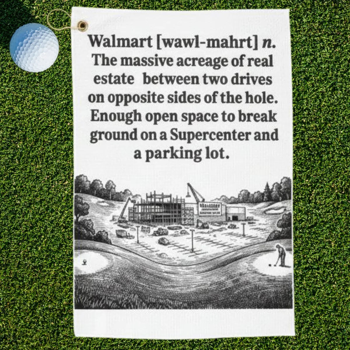 Walmart Golf Towel