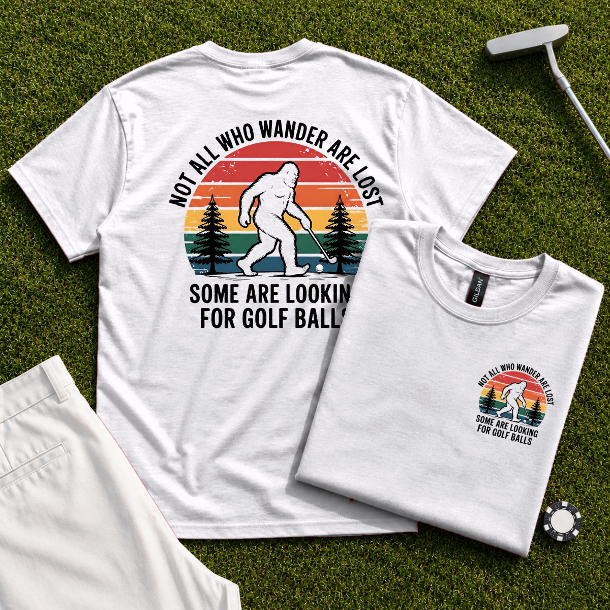 Wandering Sasquatch Back Print Tee