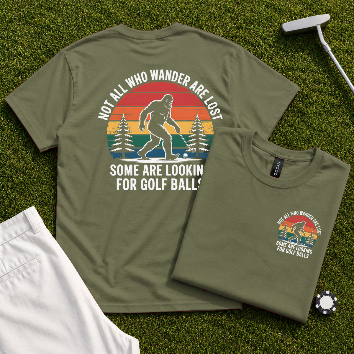 Wandering Sasquatch Back Print Tee