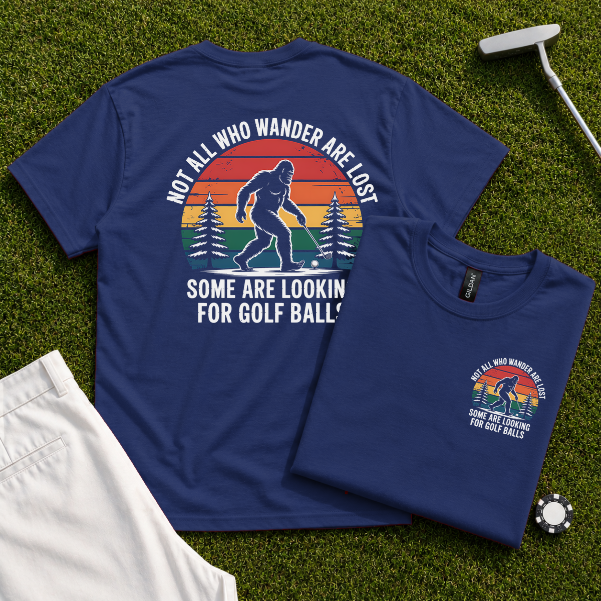 Wandering Sasquatch Back Print Tee