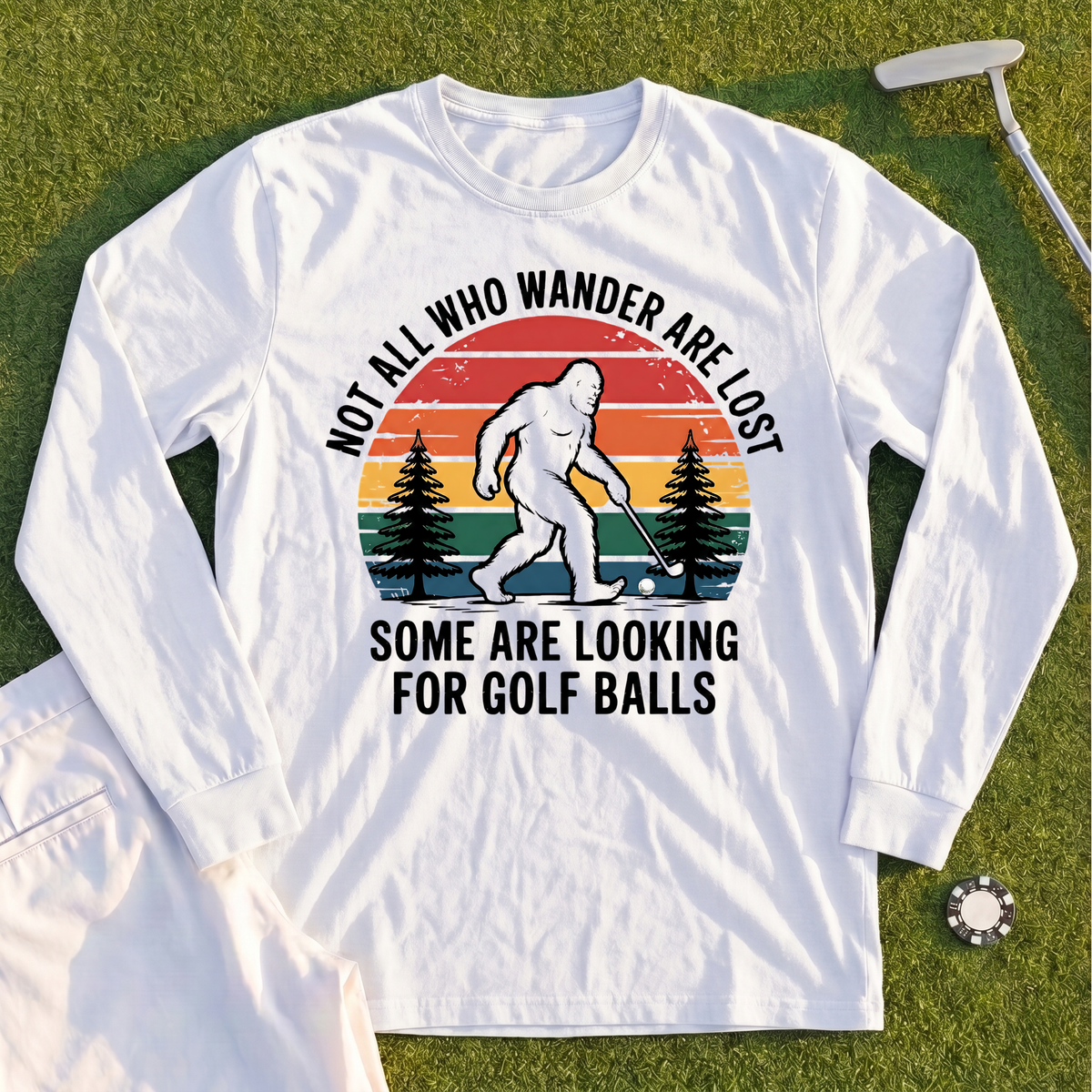 Wandering Sasquatch Long Sleeve Tee