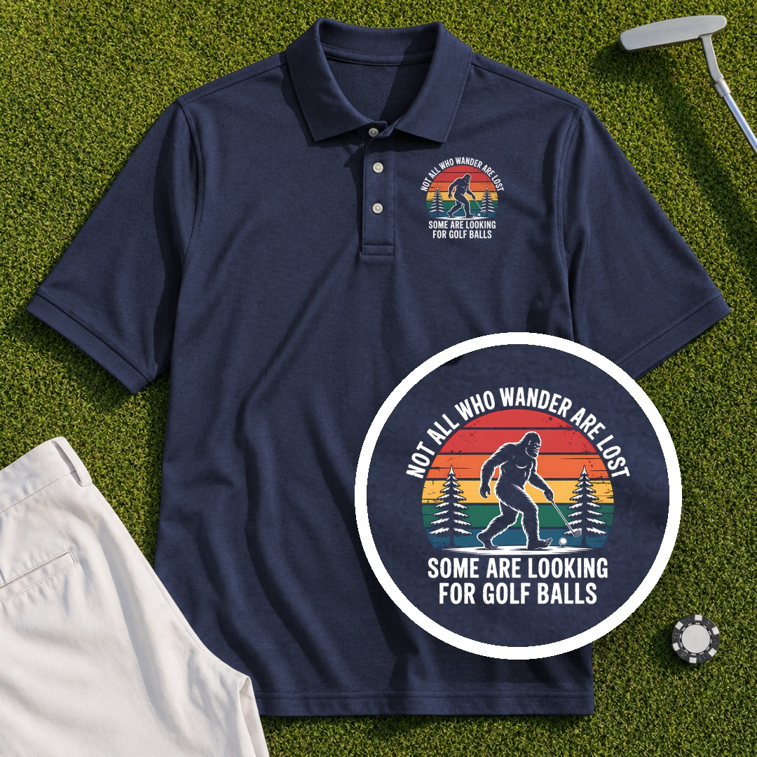 Wandering Sasquatch Performance Polo