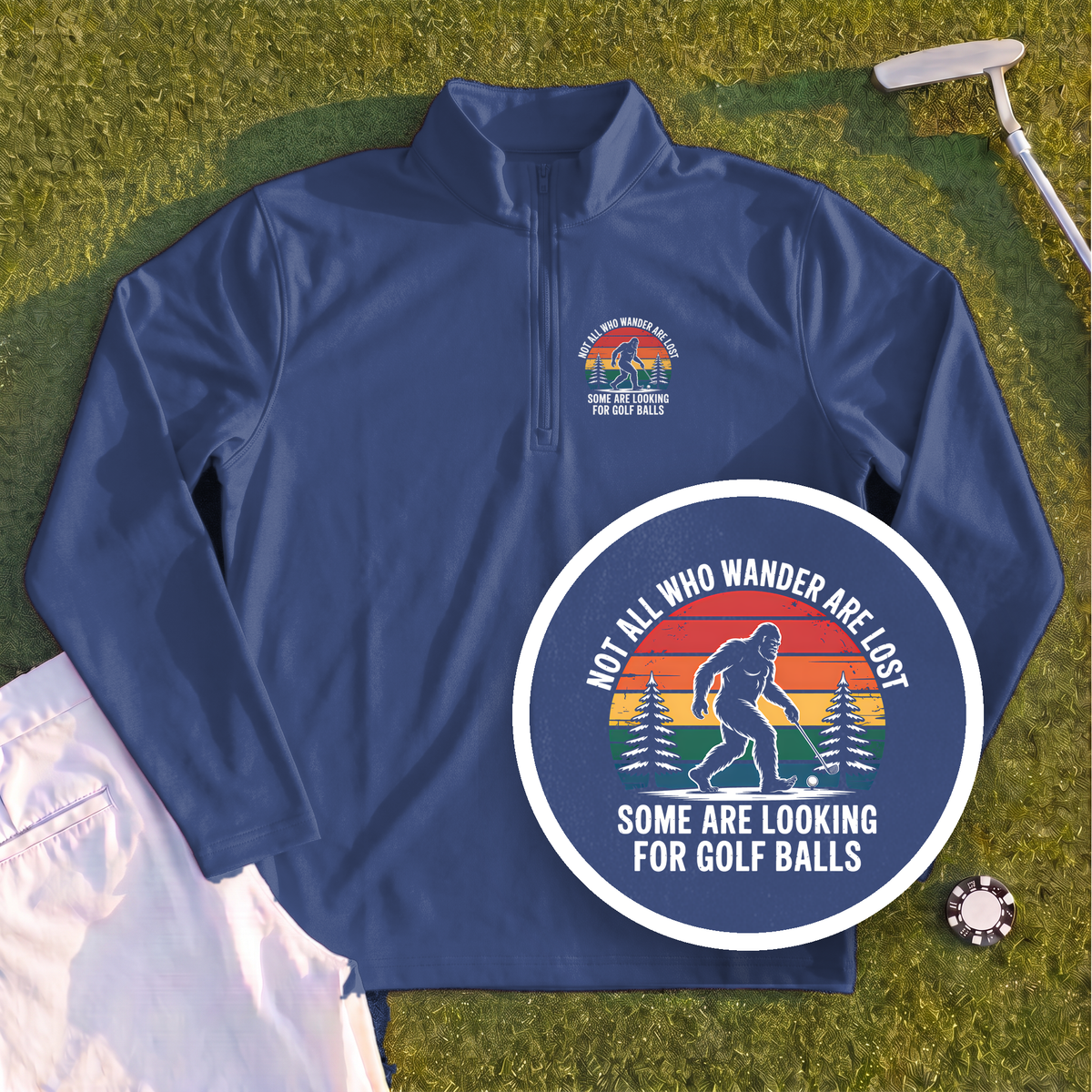 Wandering Sasquatch Quarter Zip