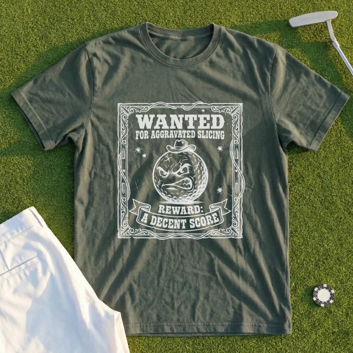 Wanted For Slicing Tee