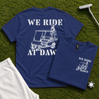 We Ride At Dawn Cart Back Print Tee