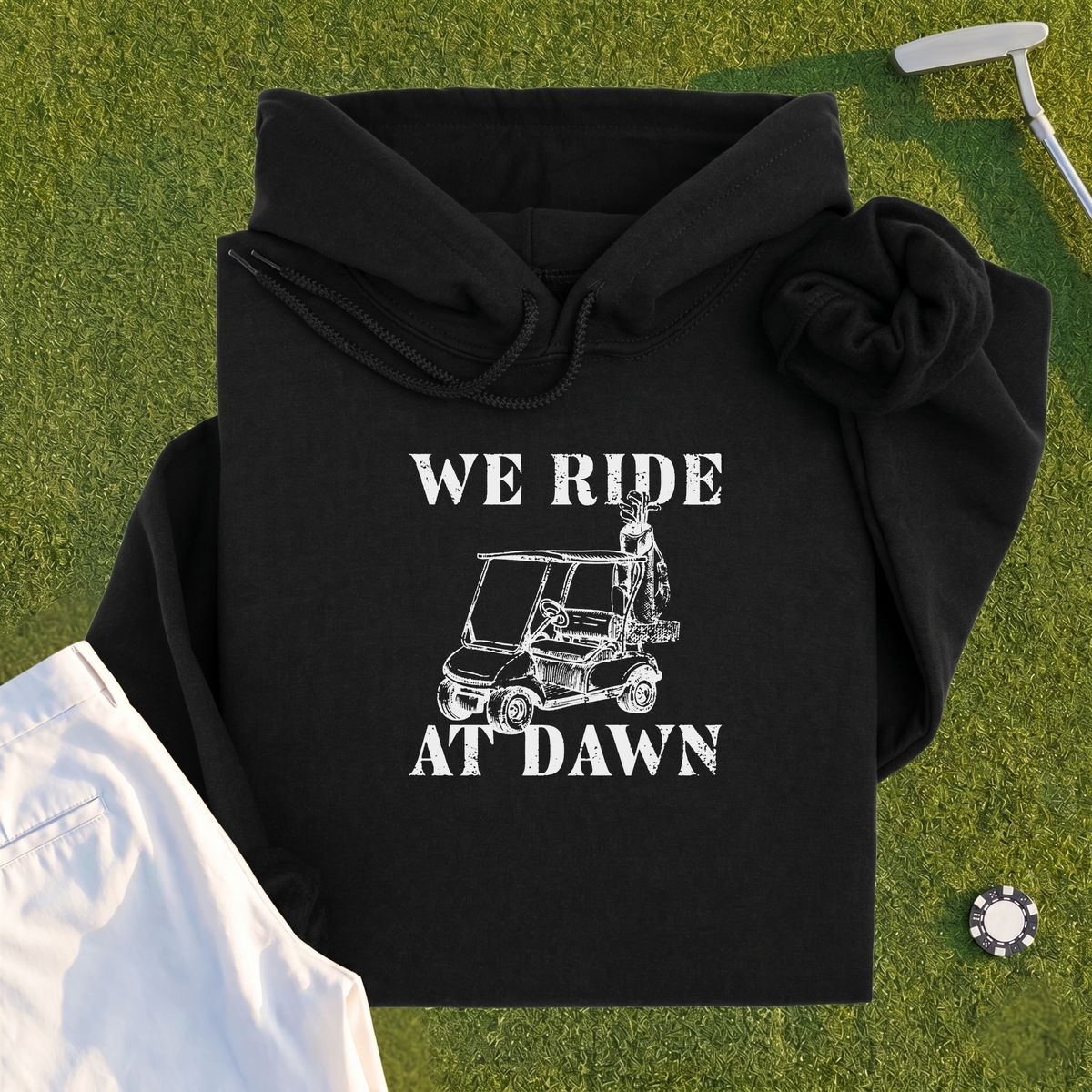 We Ride At Dawn Cart Hoodie