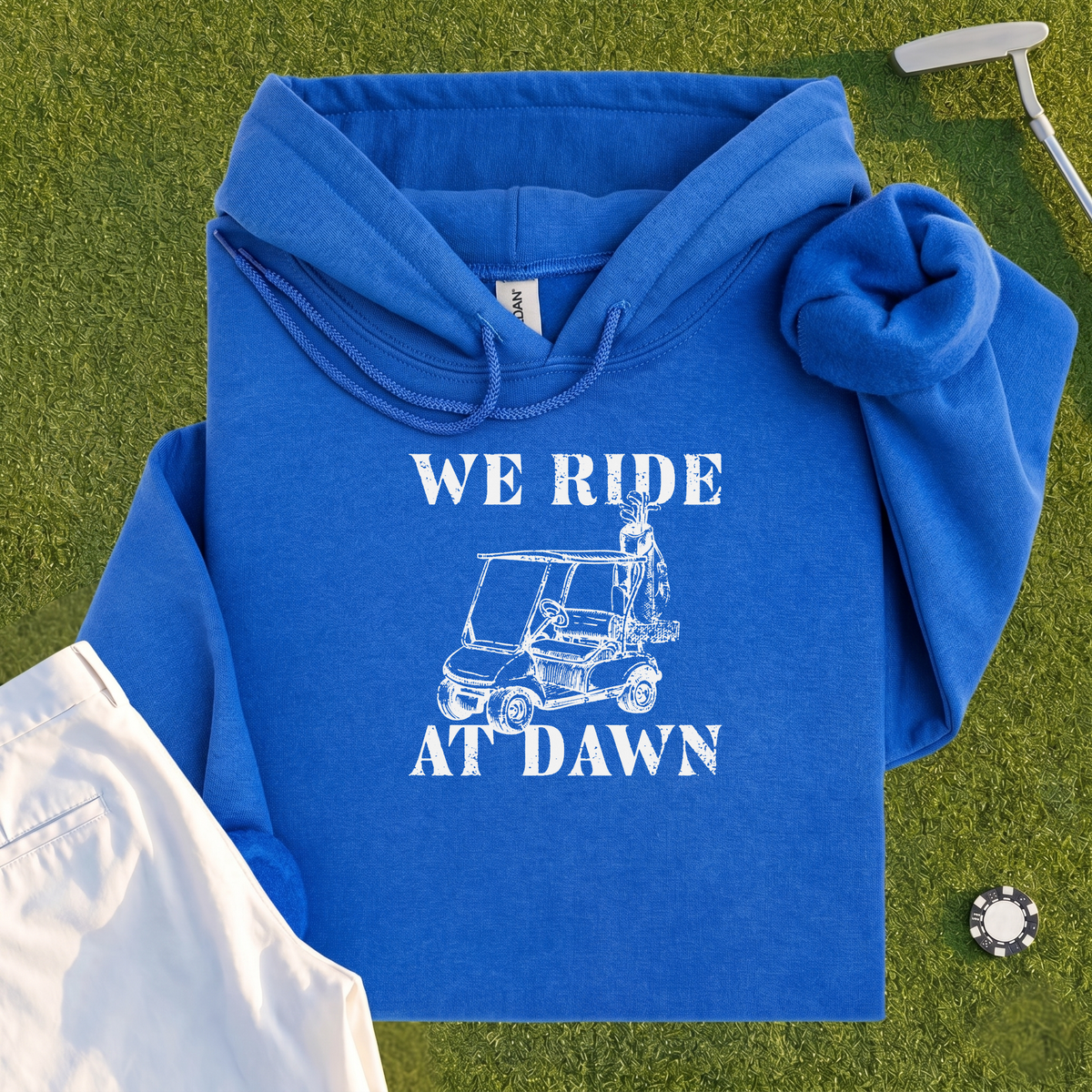 We Ride At Dawn Cart Hoodie