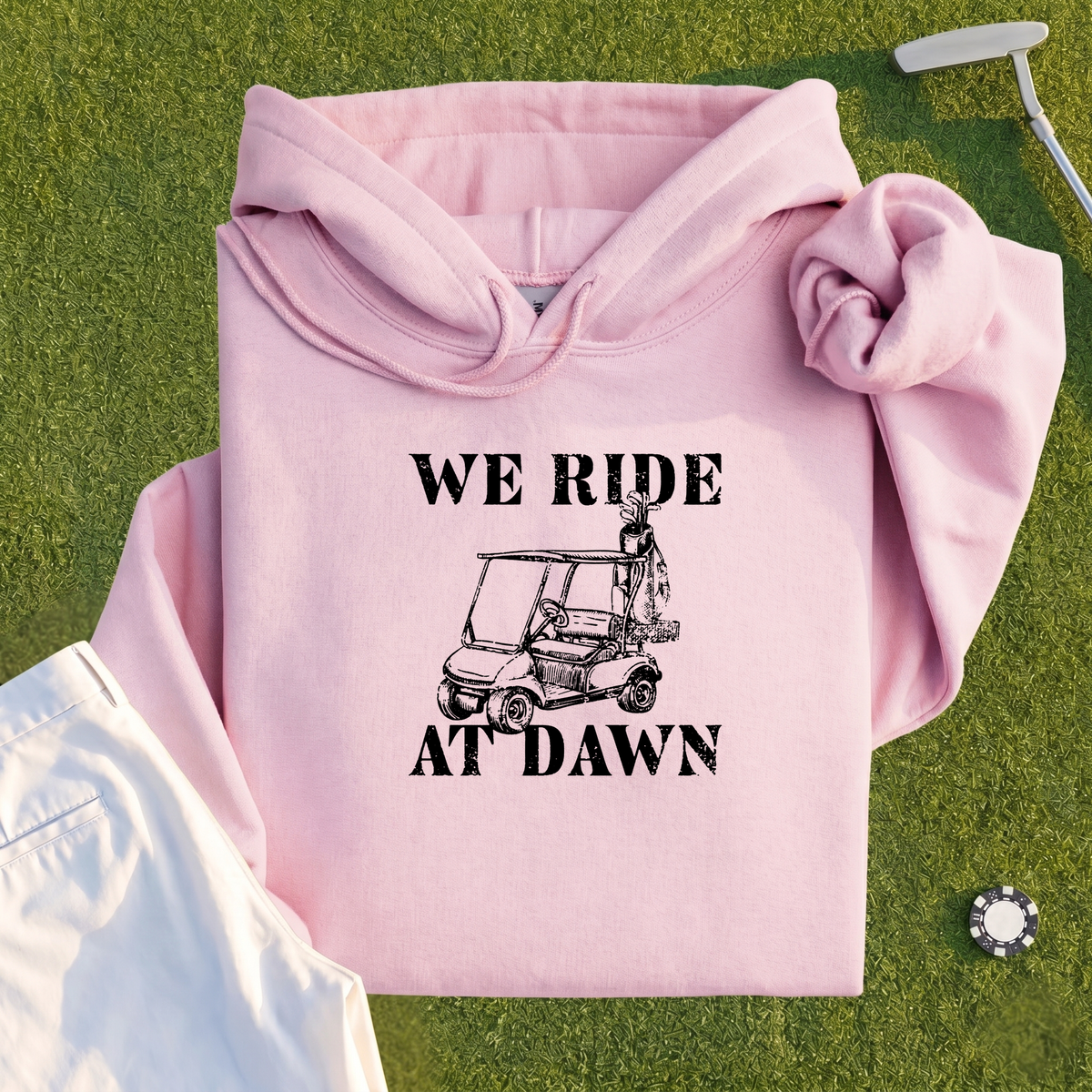 We Ride At Dawn Cart Hoodie