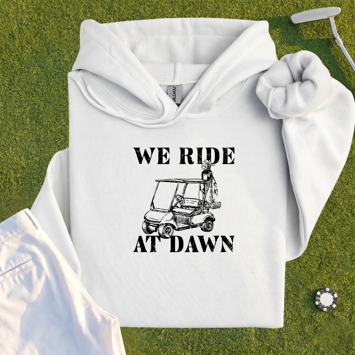 We Ride At Dawn Cart Hoodie