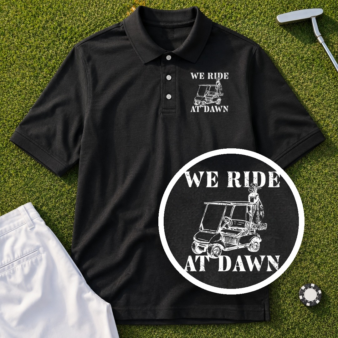 We Ride At Dawn Cart Performance Polo