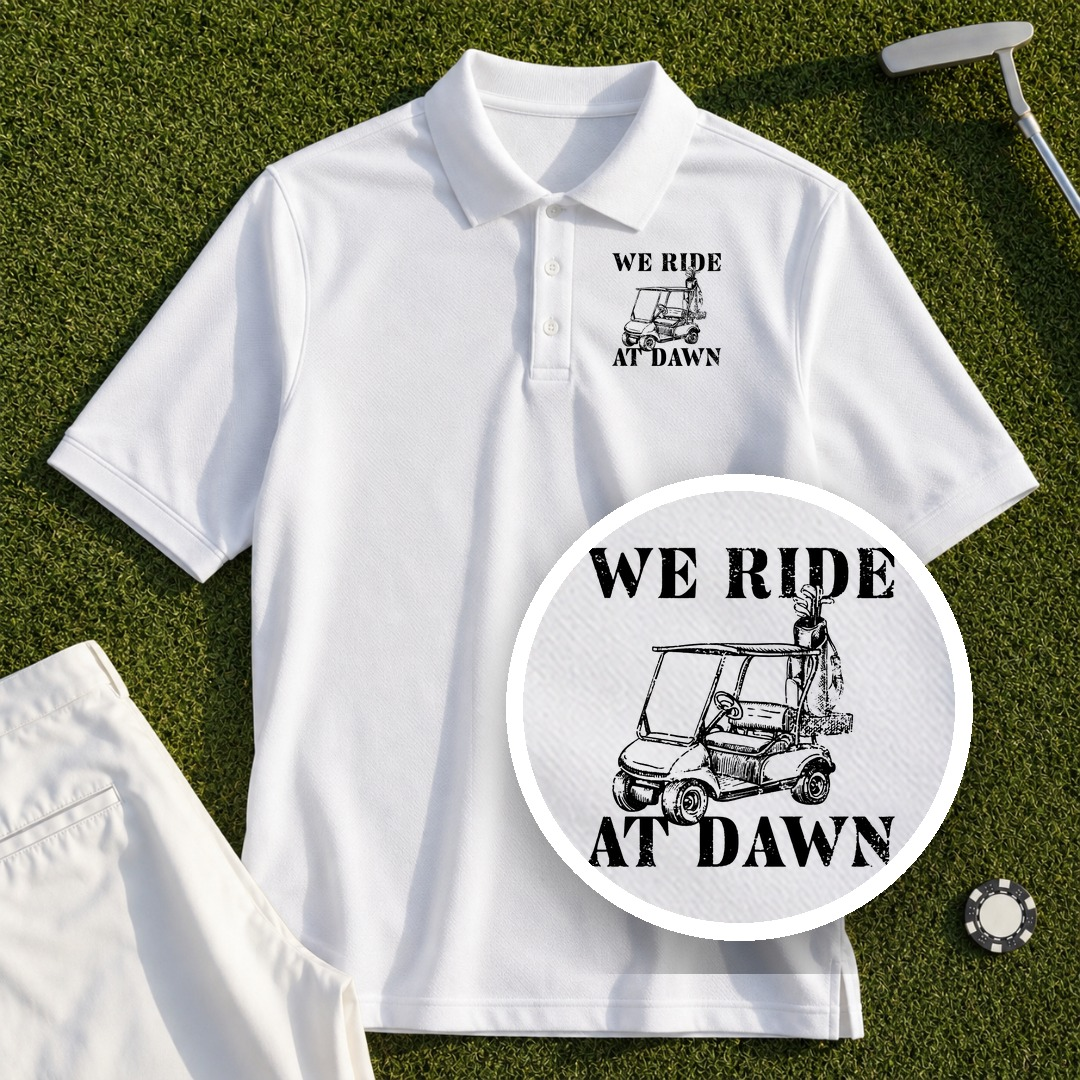 We Ride At Dawn Cart Performance Polo