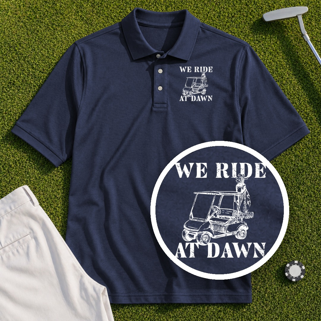 We Ride At Dawn Cart Performance Polo