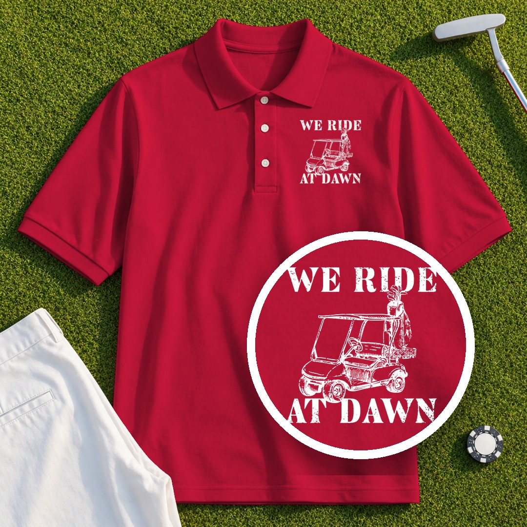 We Ride At Dawn Cart Performance Polo