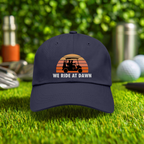 We Ride At Dawn Sunrise Embroidered Hat