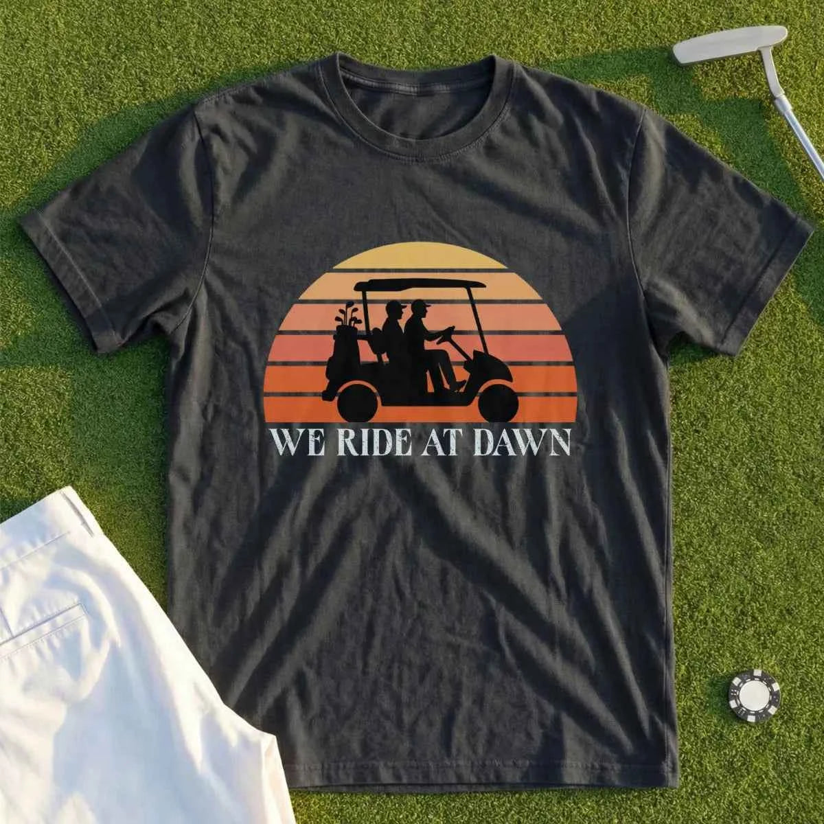 We Ride At Dawn Sunrise Tee