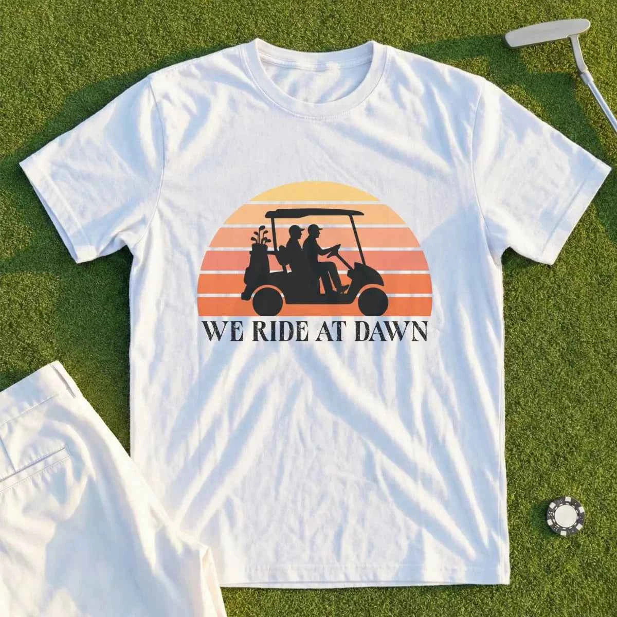 We Ride At Dawn Sunrise Tee