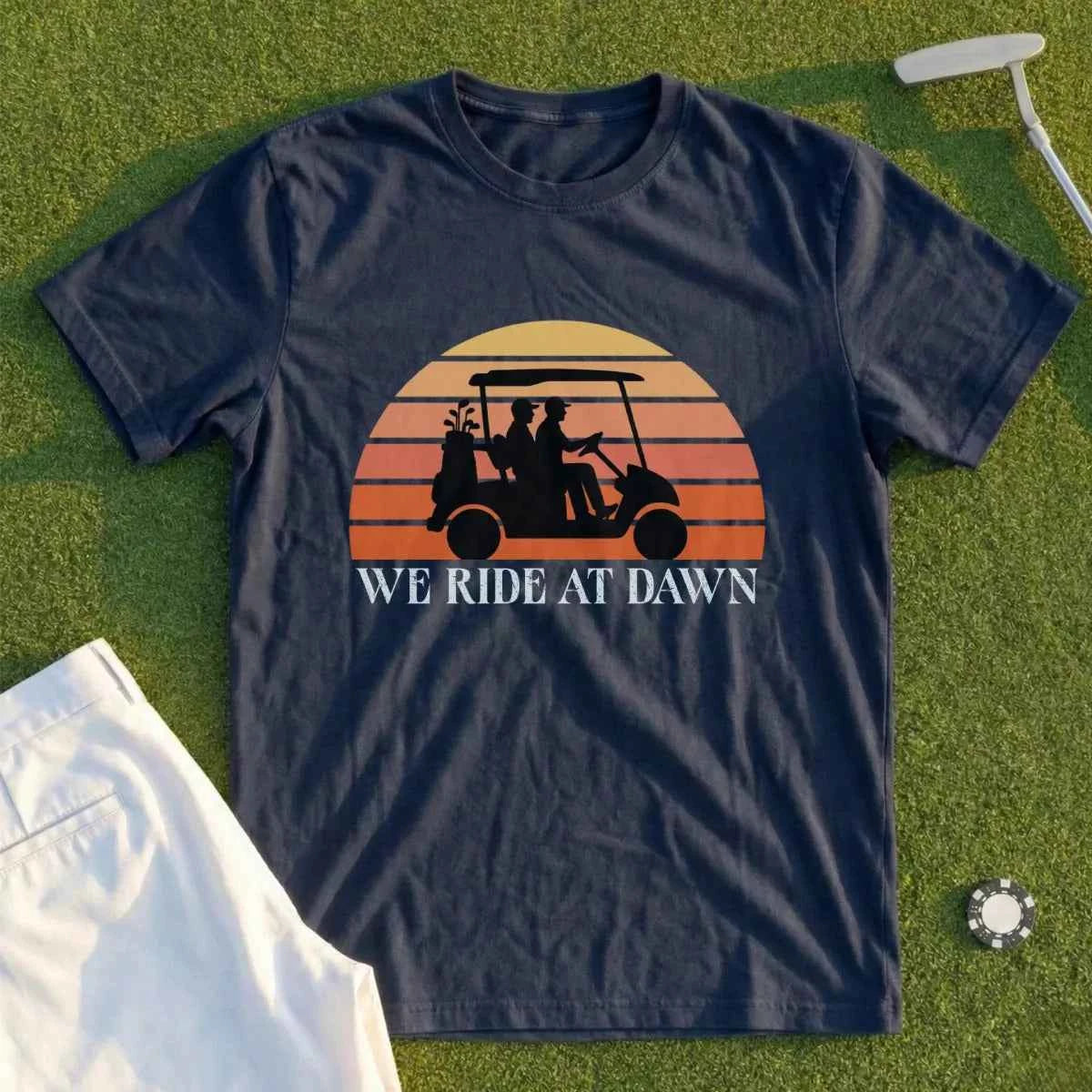We Ride At Dawn Sunrise Tee