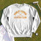 Public Course Country Club Sweatshirt - White