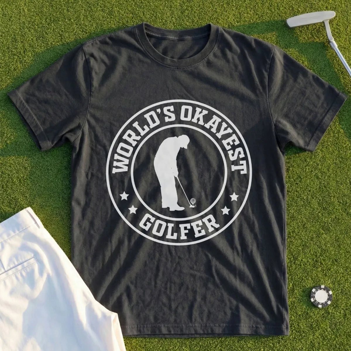 Worlds Okayest Golfer Tee