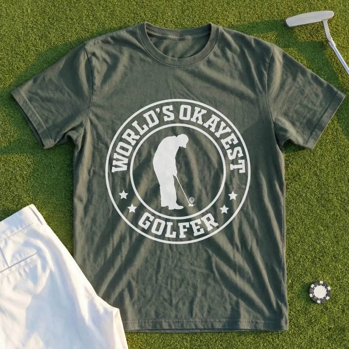 Worlds Okayest Golfer Tee