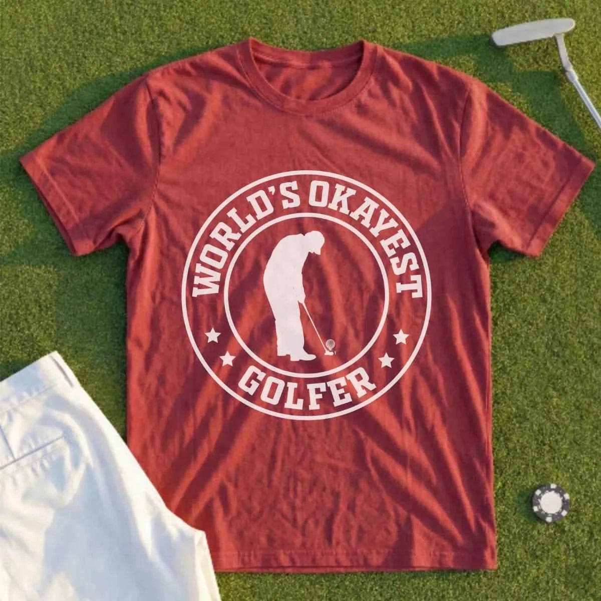 World's Okayest Golfer Tee